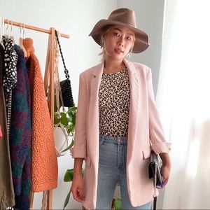 Zara pink blazer